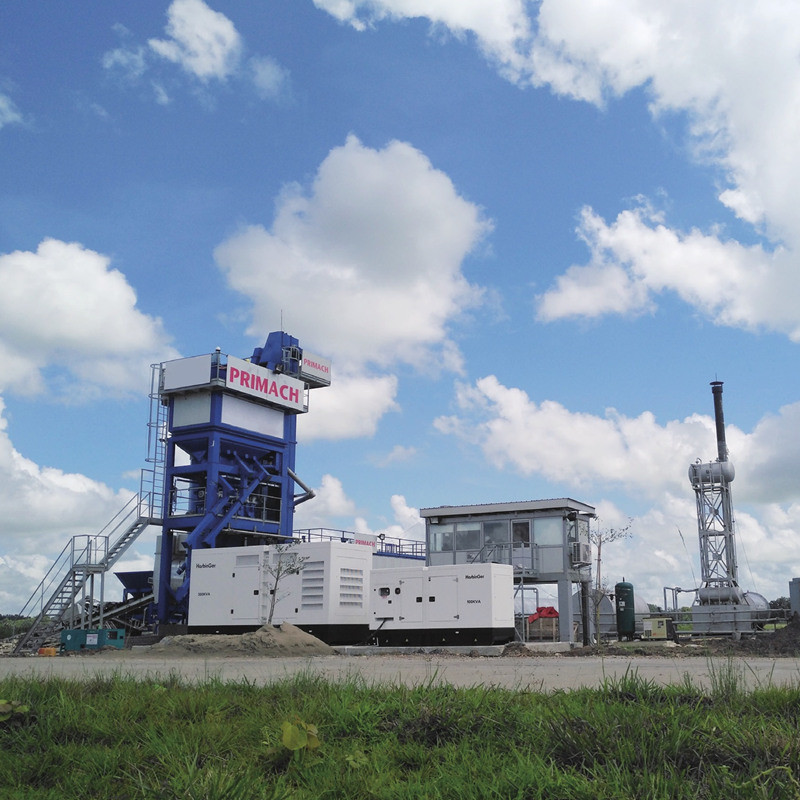 PRIMACH Stationary Series PM105 104t/h asphalt mixing plant