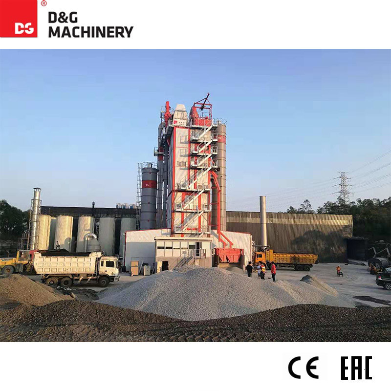 50% recycled asphalt added-RAP Feeded to Dryer Drum