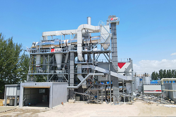 hot rap counter-flow asphalt mixing plant