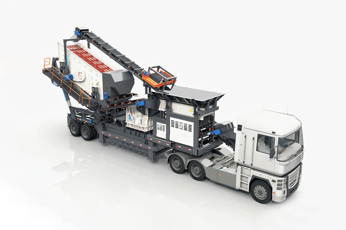 Tire-Type Mobile Crushing Plant