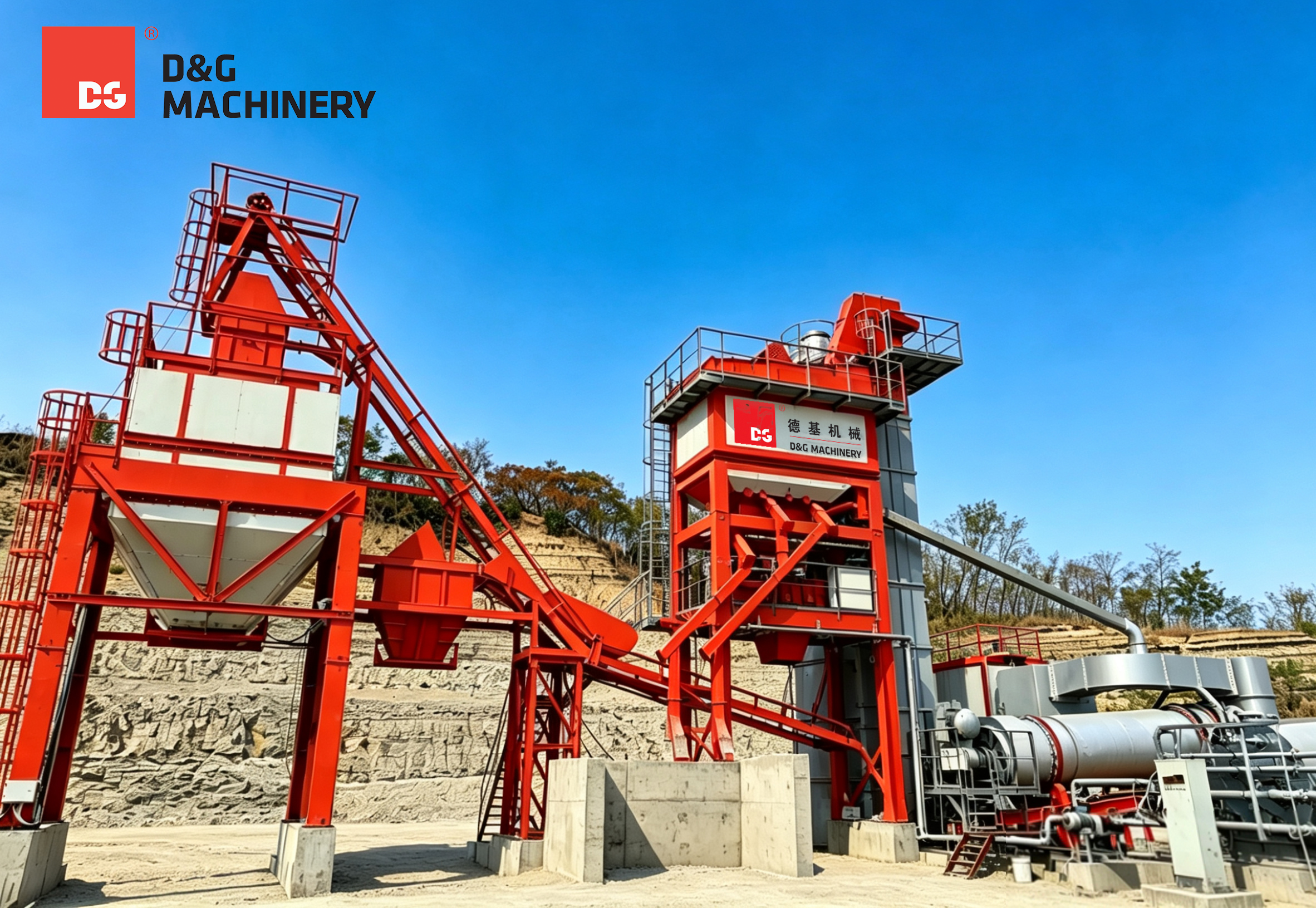 D&G Machinery DG1300 Asphalt Mixing Plant Empowers the Runway Project at Nadi International Airport, Fuji